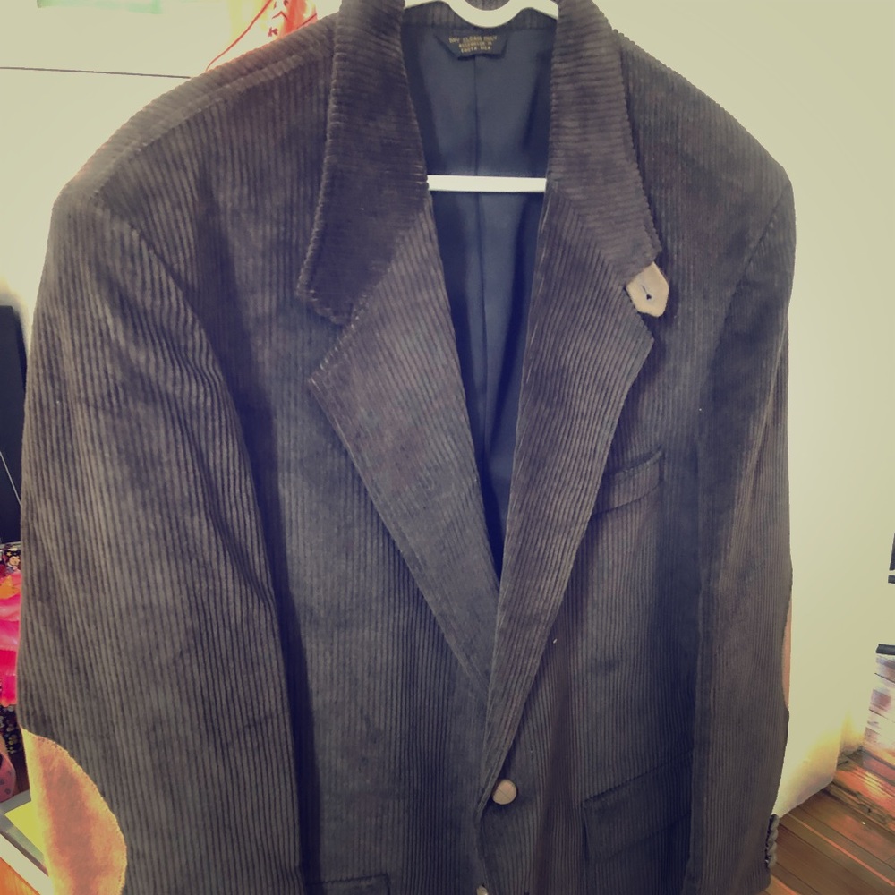 Chocolate Brown Corduroy Blazer